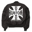 Dragstrip Kustom FTW Flight Jacket (Black)